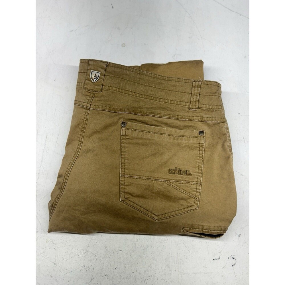Kuhl Pants Brown Tan Free Generator 5219 Carpenter Work Construction Mens 38x32